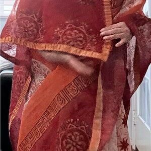 Cotton Emporium Red and Orange Dress